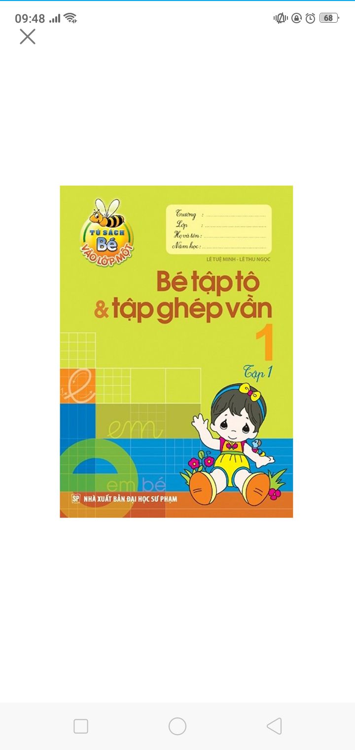 sách in rõ và giá cả phải chăng, rất thích hợp cho các bé học chữ, có tính hữu dụng cao