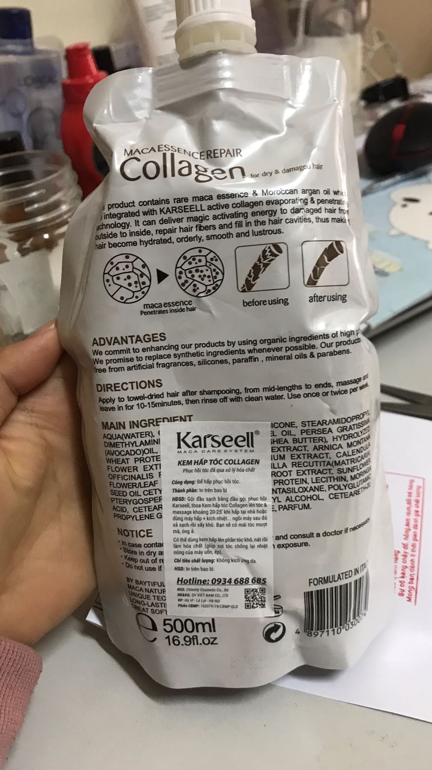 Cảm nhận ban đầu là mình thấy em này khá thơm, chất kem vàng đặc, tem mác đầy đủ. Mua hàng trên Tiki cứ yên tâm là chính hãng. Mình đã nhanh chóng sử dụng luôn em này để viết cảm nhận. Gội xong thì tóc rất thơm giống ngoài salon , có chút mềm và mượt. Mình sẽ sử dụng lâu dài và sẽ review tác dụng sâu hơn của em ý khi sử dụng thời gian dài hơn
