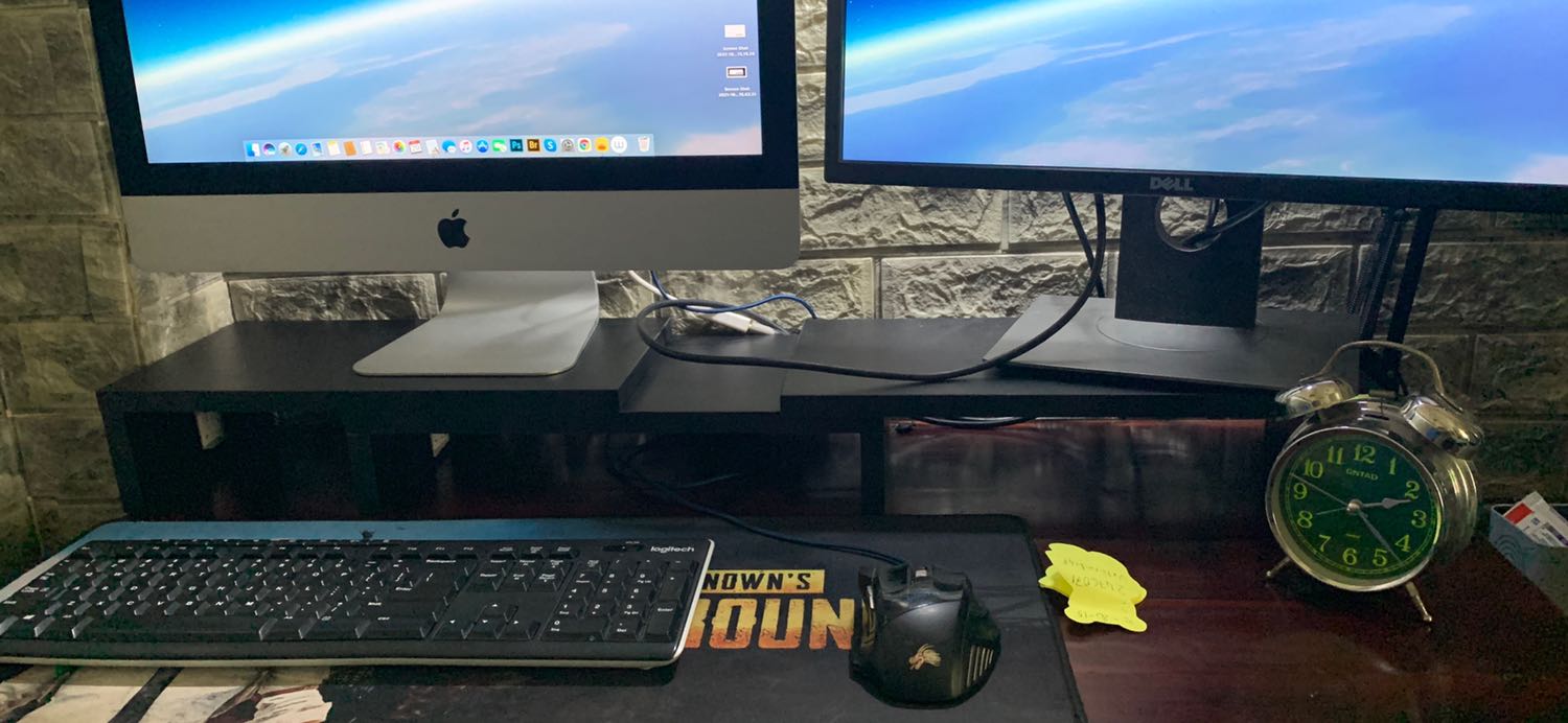 Hải lòng với bộ 3 kệ để màn hình đẹp tuyệt quá