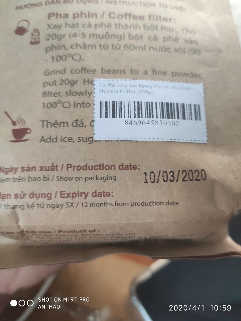 cafe thơm, hàng mới sx 20 ngày. like ?