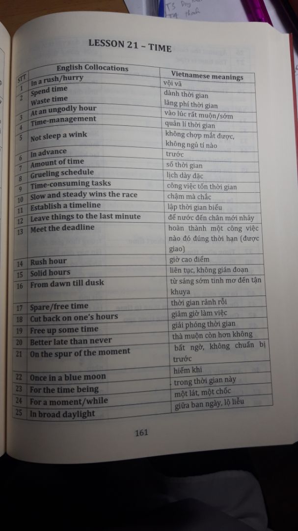 sách có 27 chủ đề. mỗi chủ đề gồm 3 phần: 1 là cho cụm câu liên quan, 2 là có bài tập thực hành ngay để nhớ, 3 là đáp án (thích đ.a rất kỹ, thêm những cái ngoài phần 1 nữa). sách in to rõ dễ nhìn.