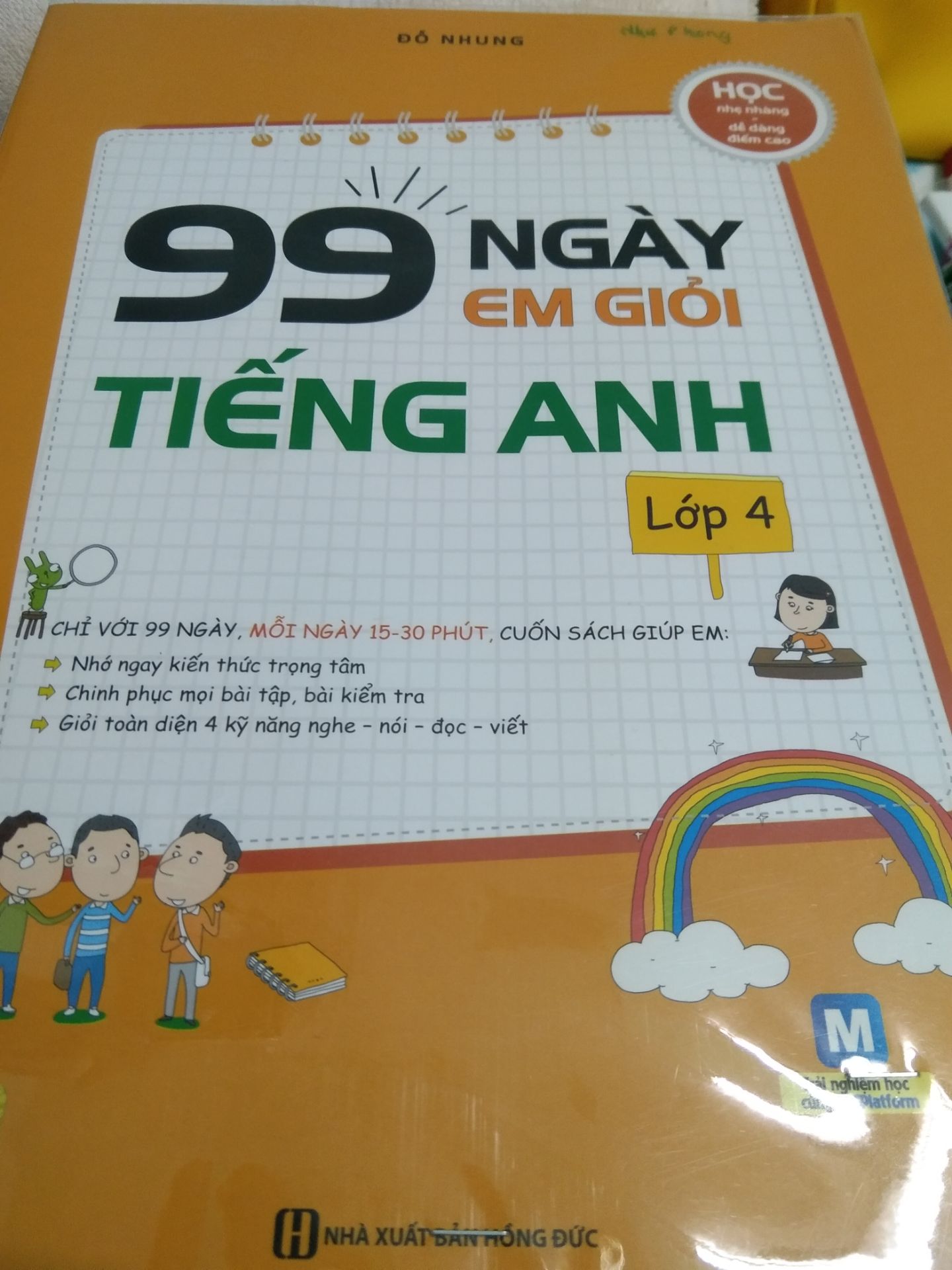 mình mua về chưa con học nhưng thấy sách có ý tưởng hay.Sách bản to, chữ lớn.