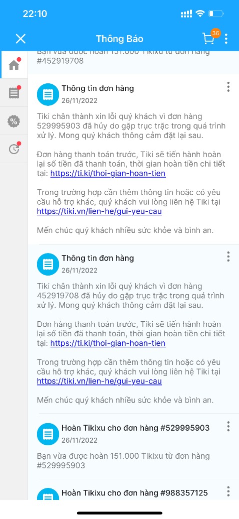 Lần đầu mua tiki trangding mà thấy hãm vậy luôn á,để giá 53k đặt xong huỷ đơn của khách ..(goi thì bảo do đặt sai giá nên huỷ đơn) vậy tao tát tụi bây xong xl có chịu không?