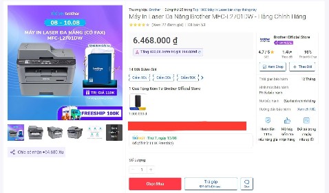 Trải nghiệm mua hàng rất tệ. 
1. Lúc chọn mua có quà tặng kèm là pin xạc dự phòng + 2 gam giấy nhưng không hiểu sao lúc lên đơn thì lại không bao gồm, liên hệ thì đc trả lời do hệ thống đã hết quà tặng?! Vậy sao không cập nhật, để quà như *** dối khách hàng vậy!
2. Khi mình vừa mua xong giá 6,4tr thì hệ thống cập nhật hết hàng và để giá 5,85tr !!! Cảm giác người mua hàng là gì? Bạn vừa bị *** lần 2!