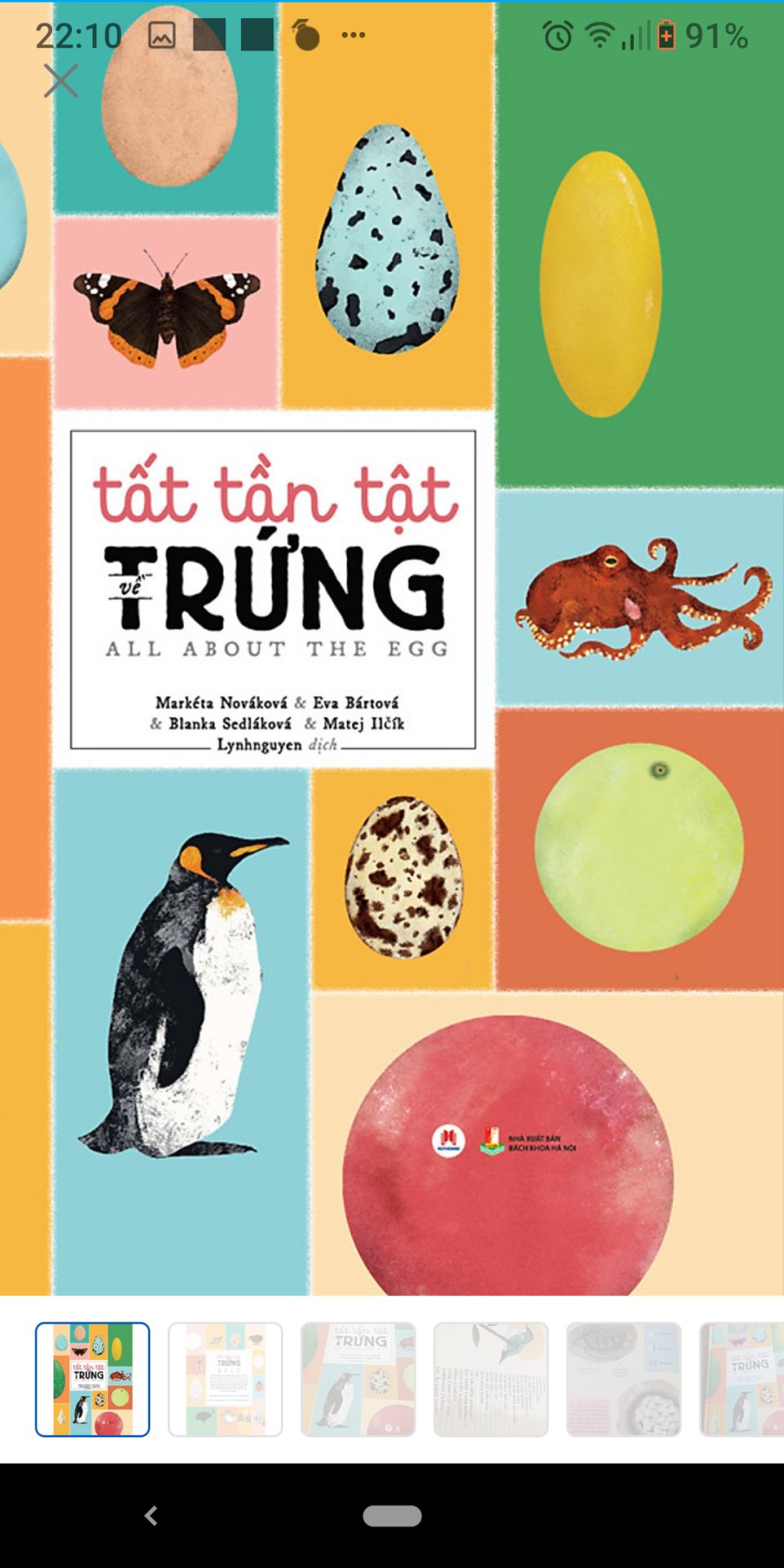 sách bìa cứng, in màu, giấy láng bóng, đẹp, kiến thức phong phú.