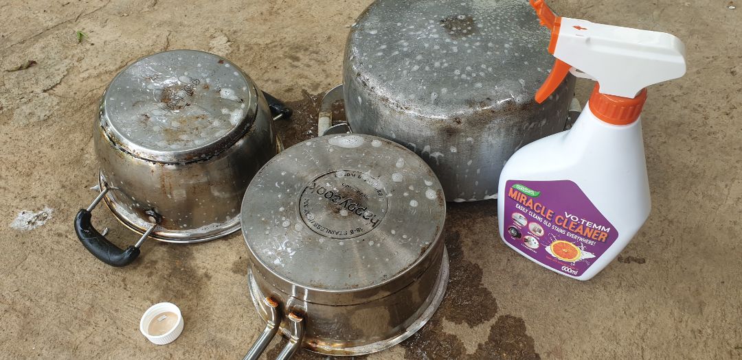 Sản phẩm sài rất ok? Mình đã thử trên nồi thì cọ rửa rất dễ. Nồi sáng bóng ?