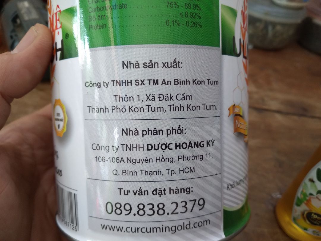 giao hàng nhanh chóng,đóng gói kỹ càng,bao bì sp đựng trong hộp thiếc rất an toàn.mùi nghệ dễ uống.