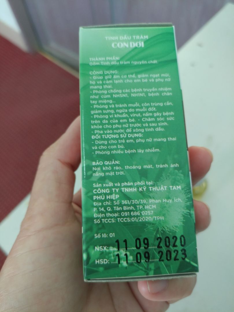 mùi thơm dễ chịu. hàng giao sớm. người giao hàng cũng chịu. nói chung là ổn. mình rất hài lòng.