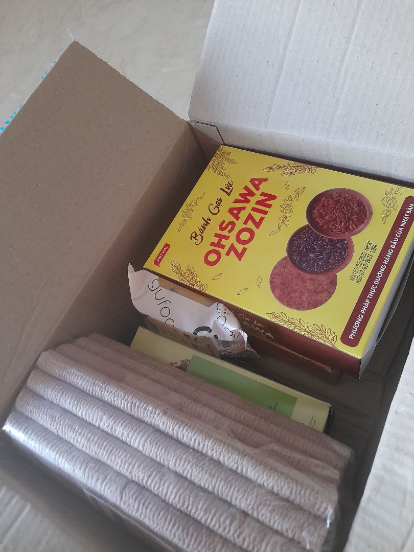 sản phẩm nhìn ok. đóng gói cẩn thận. shiper giao hành nhiệt tình. Nếu Mẹ tớ ăn ok sẽ tiếp tục ủng hộ shop