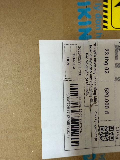 Mua 4 gói cafe. Mà shop giao có 3 gói, thiếu 1 gố.