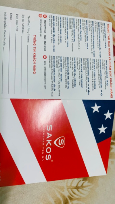 Chưa gì bung chỉ ko biết sakos thiệt hay hàng nhái?