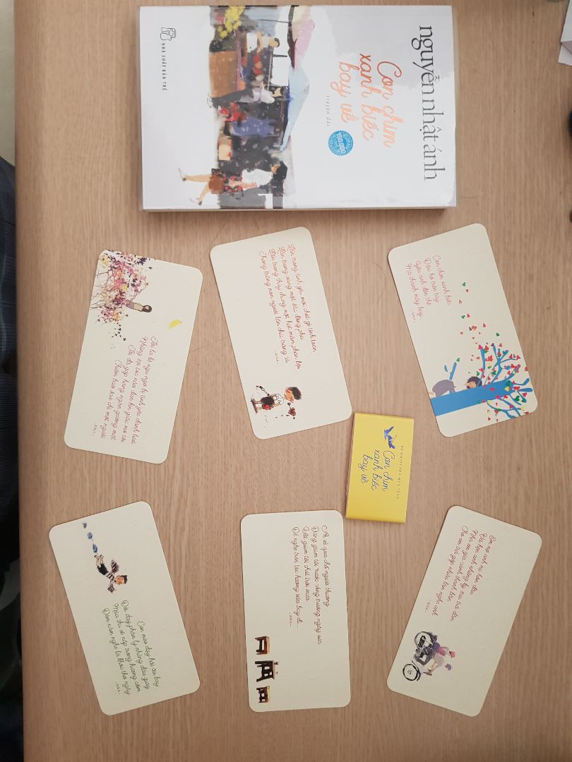 Truyện của Nguyễn Nhật Ánh lúc nào cũng vậy, tình cảm nhẹ nhàng, lời văn vui tươi, hóm hĩnh và kết thúc đa phần là happy end. Làm cho người đọc đọc xong cảm thấy tiếc nuối, còn muốn đọc thêm nữa. Sách còn được tặng thêm bộ book mark là những bài thơ dễ thương và xinh xắn lắm@