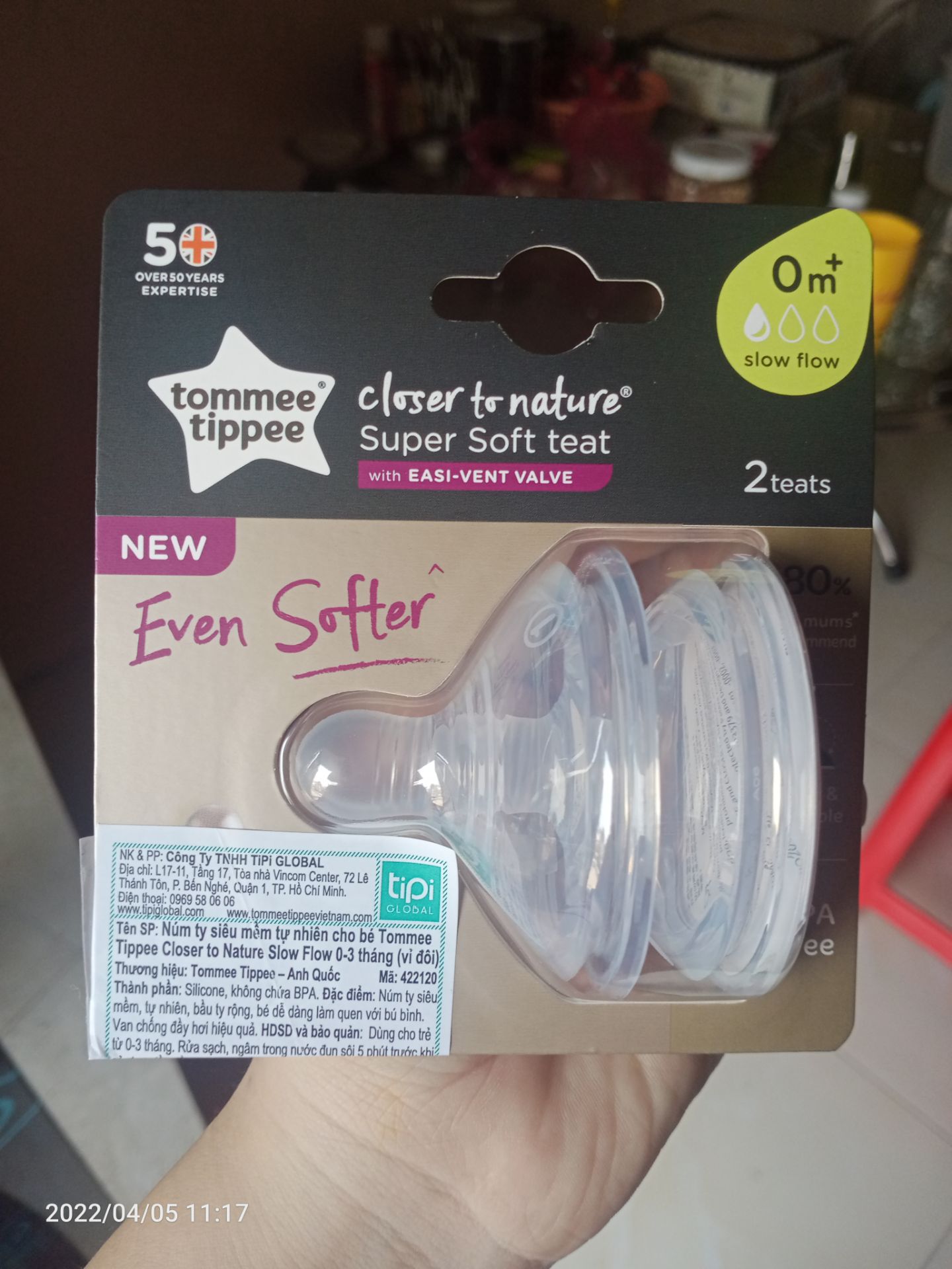 núm ty siêu mềm, bé nhà em hợp tác từ lần đầu sử dụng và không bị sặc