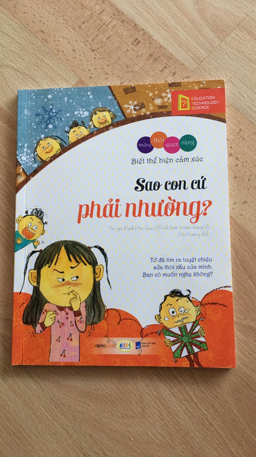 Sách đẹp hay dạy con biết thể hiện cảm xúc của bản thân mình. Rất hài lòng khi mua hàng tại Tiki. Sách đẹp nguyên vẹn, gói bọc cẩn thận, ship hàng nhanh chóng. Sẽ ủng hộ Tiki lâu dài.