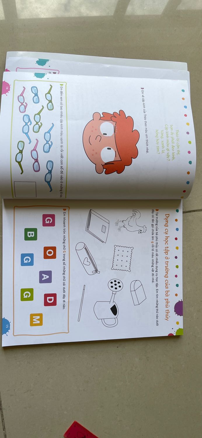 Hài lòng lắm nha. Nhiều trò chơi tư duy bé thích lắm, bé tầm 4t trở lên dễ học hơn. Hy vọng sẽ có nhiều sách hay như thế này nữa cho bé.