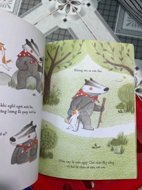 Sách này của marianne dubuc, vẽ rất đẹp