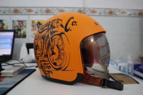 Qúa đẹp luôn, lần đầu mình mua nón 460k để trãi nghiệm, màu đẹp, chắc chắn, đi phượt chụp hình màu bao nổi bật...