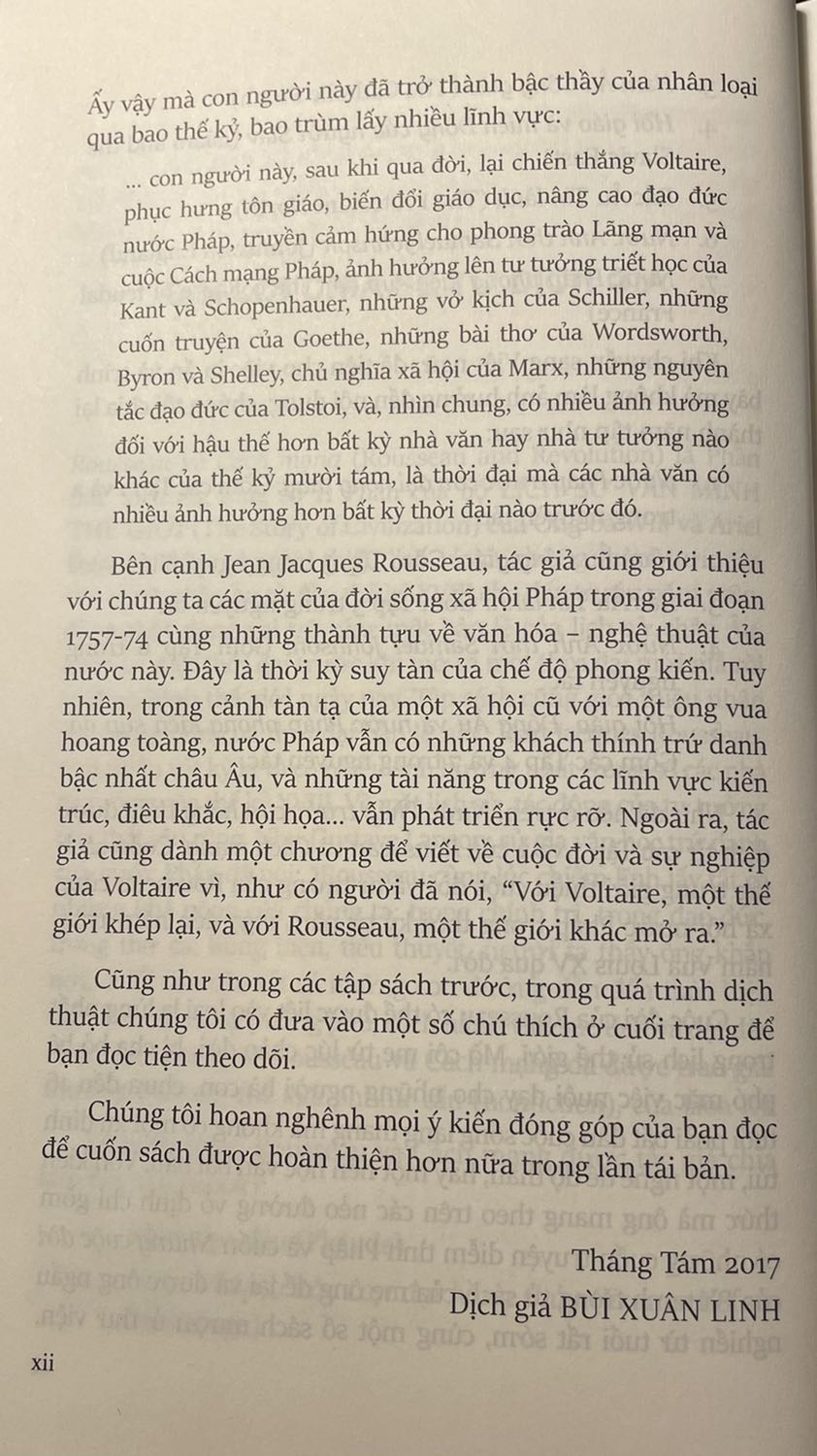 Phần này là tiền đề của phần cách mạng Pháp. Nội dung về nước Pháp và một vài vĩ nhân Pháp mà tên thì nghe nhiều nhưng có lẽ chưa được biết đến rộng rãi ở ta.