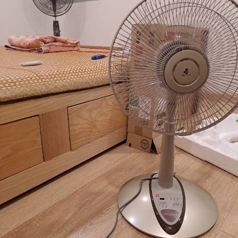 Quạt khá nặng khg nhẹ như quạt tàu, chạy êm , cánh nhỏ . Bền hay không thì không rõ . Có 3 nấc gió.