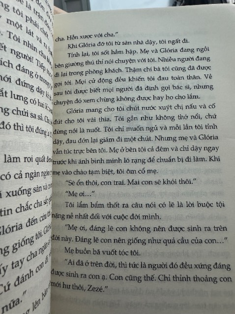 Mua sách cũng lâu rui nhưng giờ mới có tgian đọc, mình đọc 1 mạch cho đến hết truyện. Mở đầu truyện đã mang tới cảm giác khá buồn rồi, đọc để thấu hiểu được cái nghèo nó có thể khiến một cậu bé còn chưa được 6t trưởng thành và mạnh mẽ tới mức ấy, và đôi khi lại rất nhạy cảm, một cậu bé thông mình và tinh nghịch nhưng lại ko có một ai có thể hiểu được cậu cho tới khi một người bạn đặc biệt xuất hiện khiến Zezé cảm nhận được sự ấm áp và trân trọng mà trước đây cậu chưa từng được đối xử như thế. Khúc cuối thật sự rất cảm động, sẽ không có một ai thay thế được hình bóng người bạn đặc biệt ấy trong lòng cậu bé cho tới cuối đời.