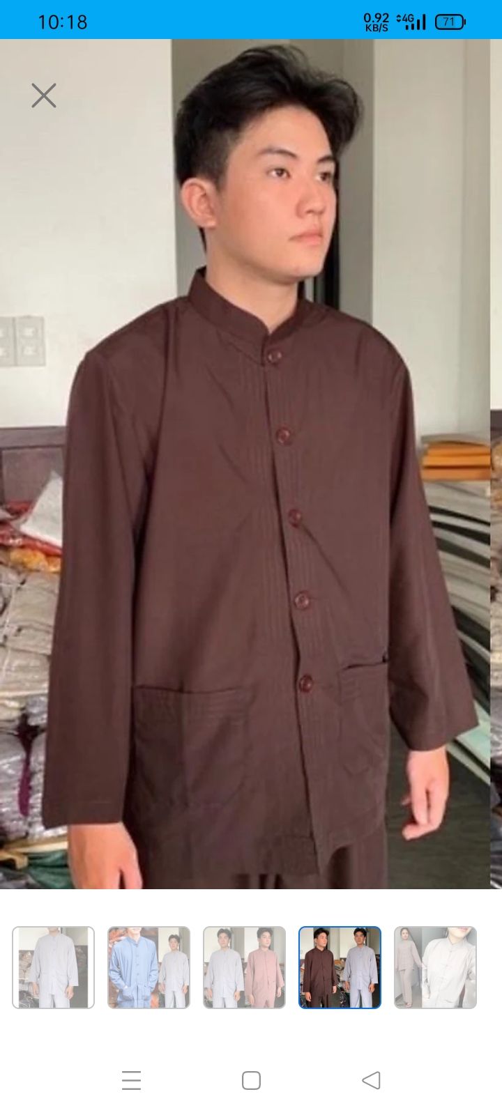 màu nâu mà shop giao màu này