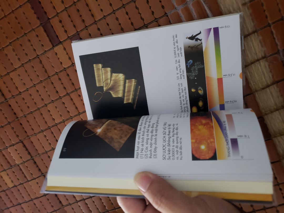 Sách hoàn thiện đẹp, chất giấy tốt, sờ mịn thích tay, giấy thơm. Rất nhiều hình minh họa, có trang màu minh họa. Nếu có miếng dấu trang kèm theo thì thích hơn.