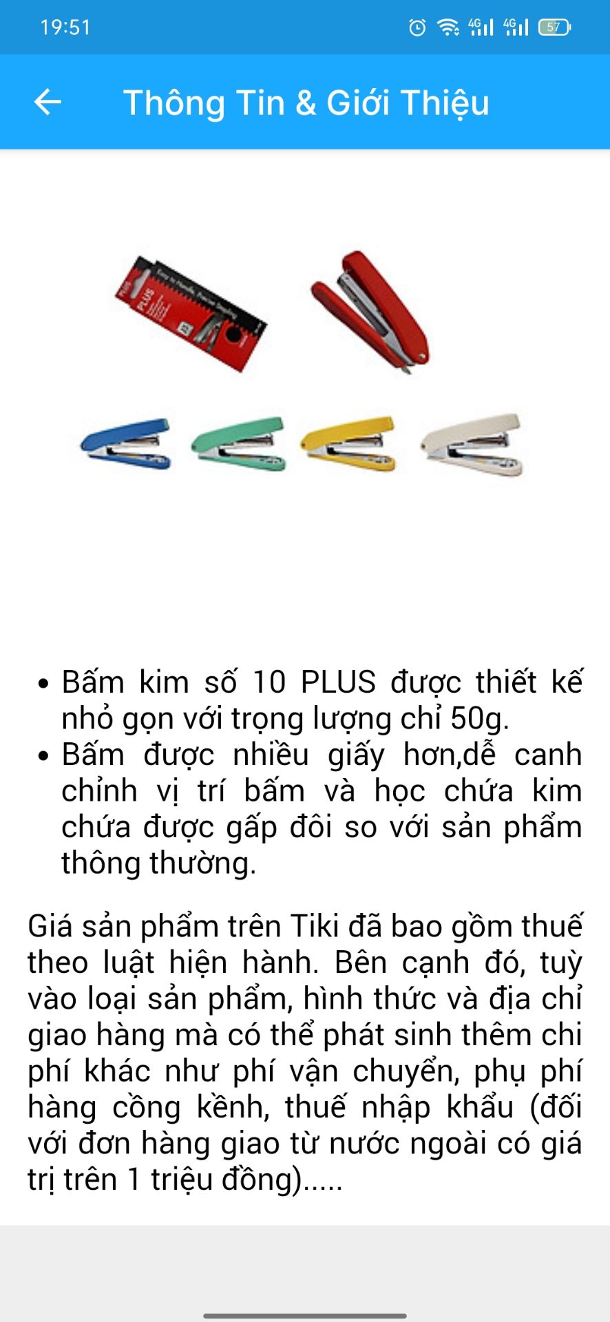 Sản phẩm của Nhật, cầm bấm khá êm tay. Trong hộp có hướng dẫn phân biệt hàng thật hàng giả. 
Shop nên có thêm hình ảnh hay video clip vì mình không biết cách bỏ kim bấm nhiều gấp đôi là như thế nào.