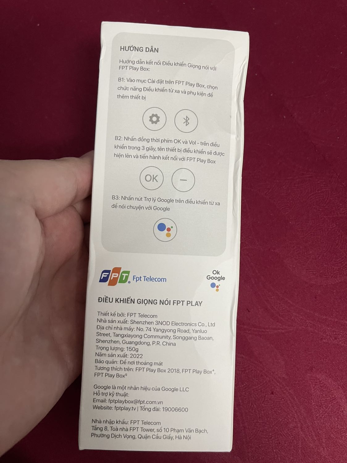 Hàng chính hãng sử dụng y như lúc mua box