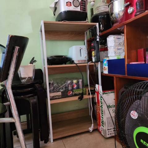 Thiết kế dễ lâp ráp, các ngăn đủ cao để được đồ nấu nướng khá tiện Thiết kế dễ lâp ráp, các ngăn đủ cao để được đồ nấu nướng khá tiện