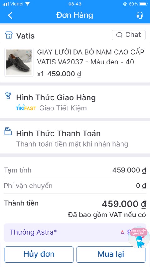 Kiểu dáng đẹp, êm chân. Giao hàng nhanh như 1 cơn lốc, sáng đặt chiều nhận.