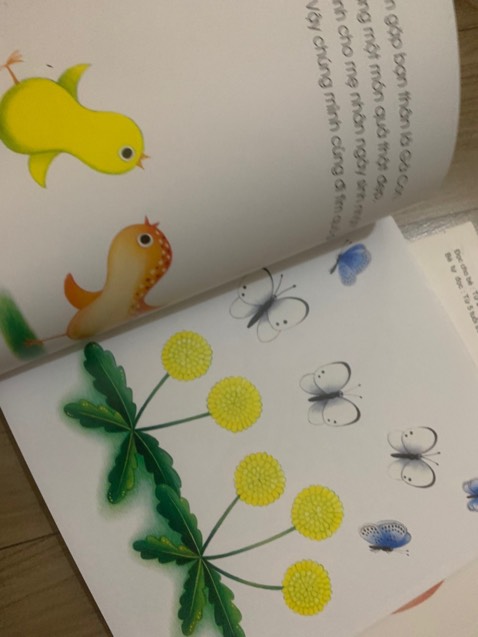 con mình thích sách ít chữ nên mua ehon bên này rất hợp