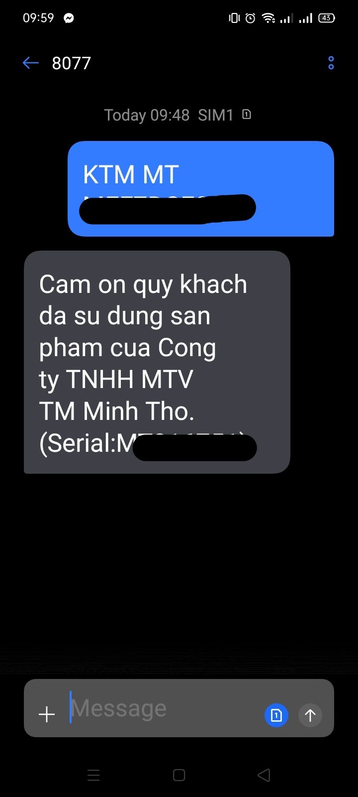 đã check qua 2 lớp: 1. tem xác thực tổng đài *** 8077, và mã qr trên hộp và thấy khớp. Ngoài ra nhắn tin hỏi, shop trả lời nhiệt tình+ giá cả phải chăng. đã check qua 2 lớp: 1. tem xác thực tổng đài *** 8077, và mã qr trên hộp và thấy khớp. Ngoài ra nhắn tin hỏi, shop trả lời nhiệt tình+ giá cả phải chăng.
