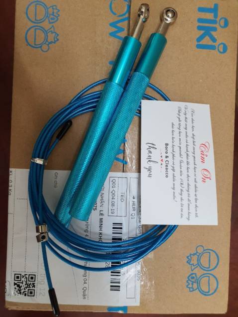 dây chắc chắn , có thể tháo rời và thu gọn nhanh chóng , rất tiện lợi để điều chỉnh độ dài phù hợp , dây lõi thép nên dùng ko sợ hư hỏng , đáng tiền