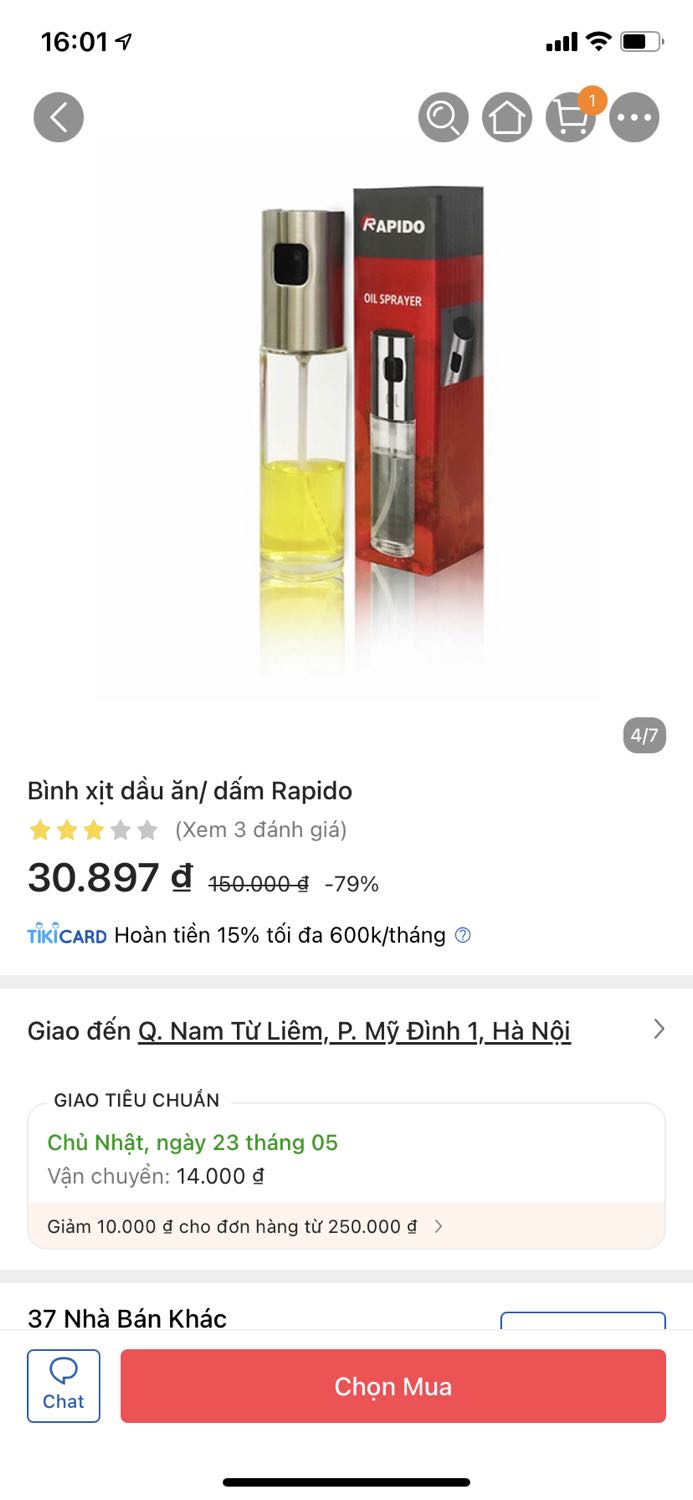 Ảnh mua không giống hình minh hoạ. Từ bao bì đến tên thương hiệu. Đường nét gia công kém chất lượng, thuỷ tinh đục. Nói chung là ko có điểm gì để  khen.