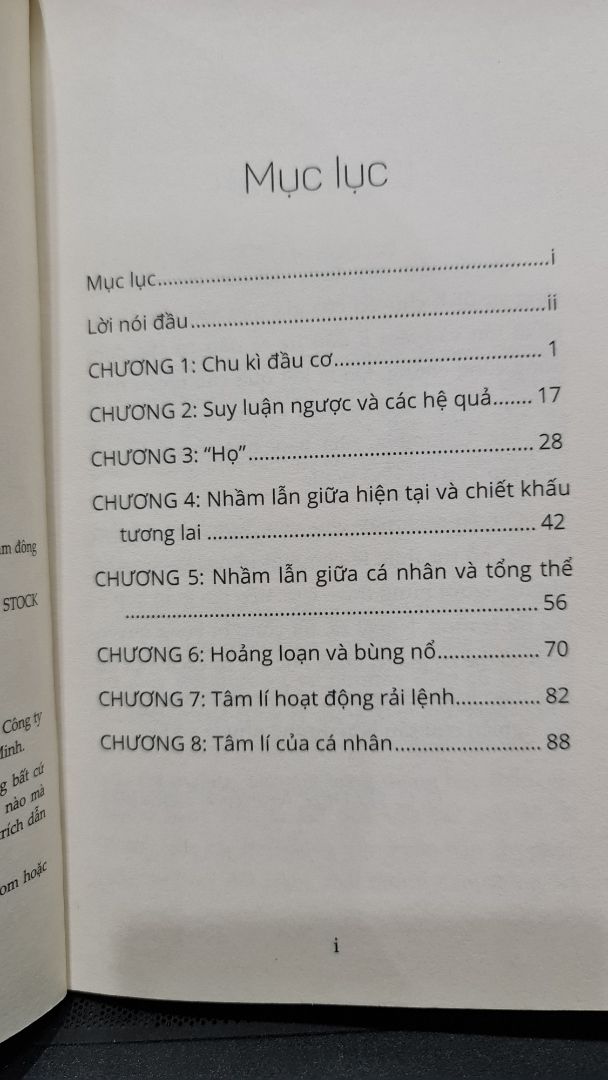 Sản phẩm chất lượng, đóng gói cẩn thận, giao hàng nhanh.

Nội dung sách giúp nhà đầu tư kiểm soát được tâm lý tốt hơn.