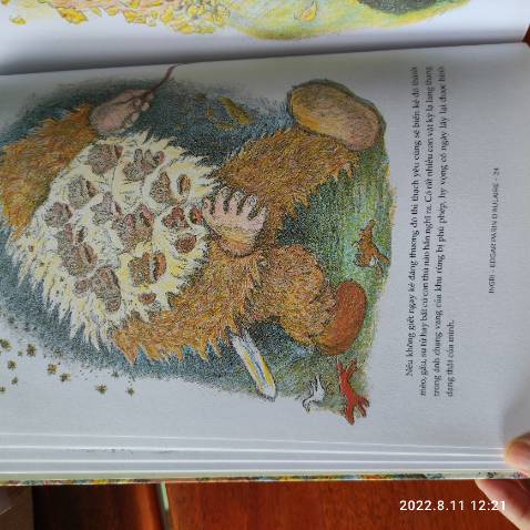 Chất lượng giấy tốt, bìa cứng. Sẽ tốt hơn nếu tất cả các hình minh hoạ có màu ( đa số là hình trắng đen, lâu lâu mới có hình màu).