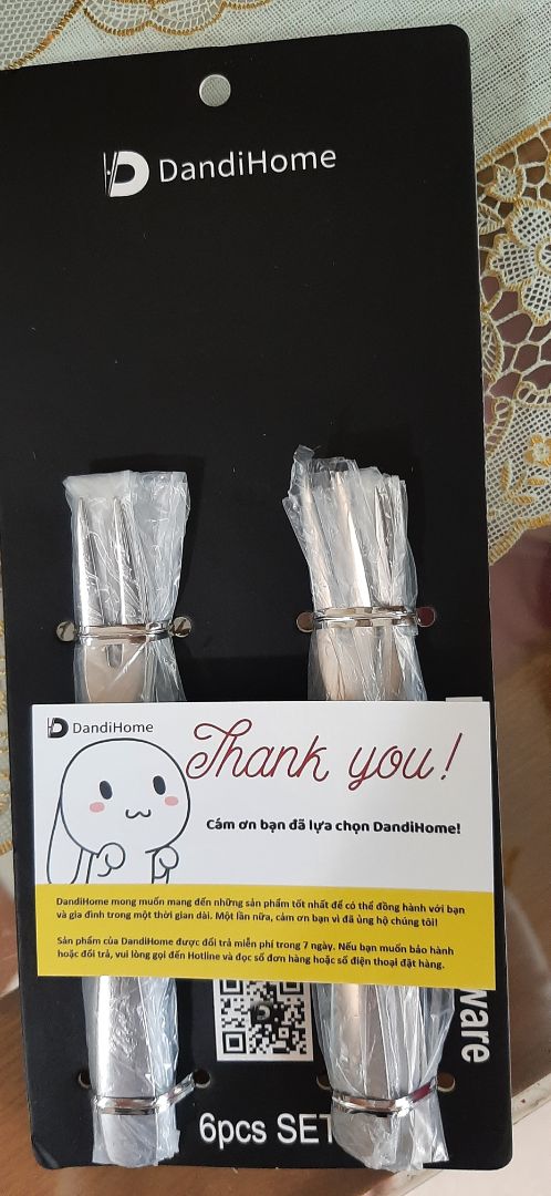 sản phẩm chất lượng, nĩa cầm tay chắc chắn, inox 304 sáng đẹp, anh nhân viên giao hàng rất thân thiện. Chất lượng 5 sao cho sp và nhà bán hàng. Cảm ơn Tiki nhiều nhé!