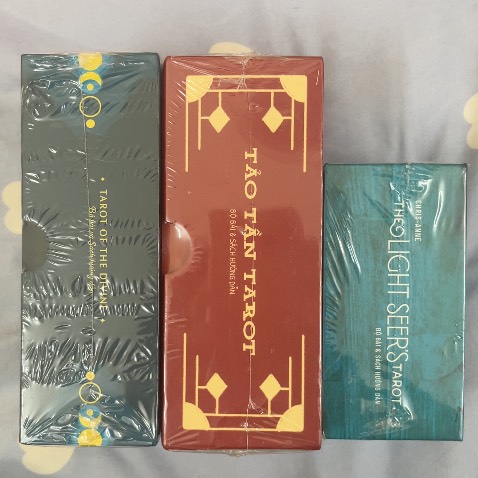 Săn sale của Tiki nè 
Tảo Tần tarot dth lúm ban đầu mình nghĩ là ko hợp nhma xào bài thì vô cùng ưng
Chất giấy dễ xào dễ trải nx
Mn ủng hộ tác giả và Tiki nhé
