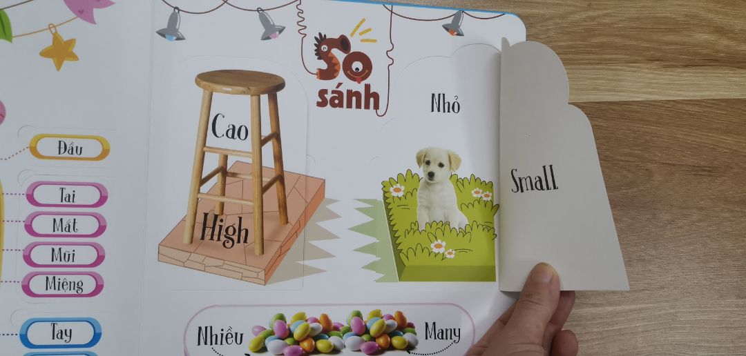 Sách đẹp nội dung phù hợp với các bé từ 0- 3 tuổi.