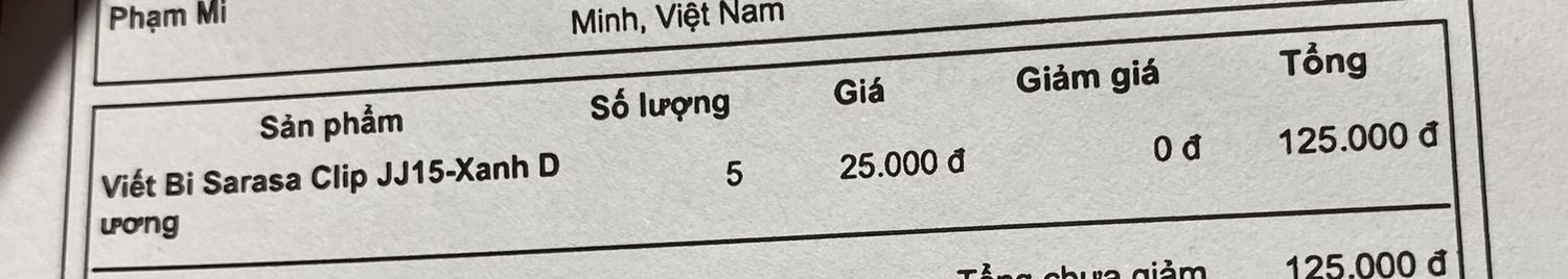 Không ngờ một ngày mình sẽ viết đánh giá kém trên tiki luôn á. Mình mua 5 cây bút màu xanh, cùng màu để đi thi. Ai dè giao cho mình 3 cây màu xanh và 2 cây màu đen. Nếu hết thì phải báo mình trước để mình có quyết định chứ? Thêm nữa là lúc mở ra chỉ có 2 cây còn seal ở ngòi thôi. 3 cây còn lại bị tháo seal, có một cây mình lấy từ hộp ra đã bấm ra sẵn rồi. Dùng xong không bấm lại luôn?