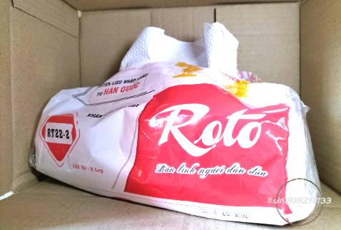 giấy ROTO 102 tờ / cuộn 2 lớp, KHĂN GIẤY LAU TAY dai, mịn, không tan trong nước HSD 5 năm kể từ NSX, size 216.mmx200.mm