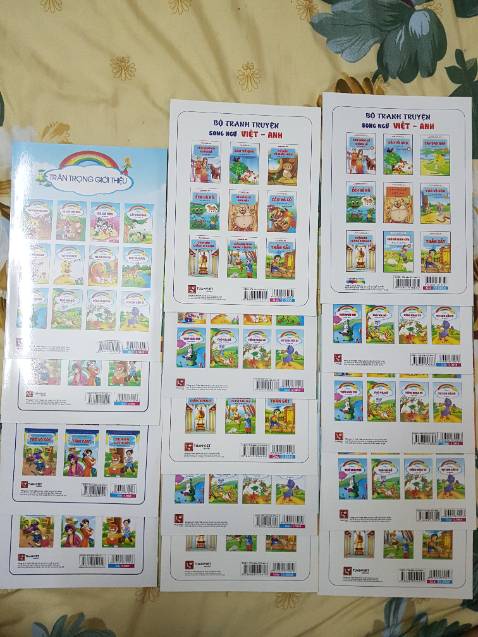 Giấy bóng cũng khá dày ko quá mỏng, truyện tóm tắt khá gọn mỏng, thích hợp kể bé nghe, nên mua, giao nhanh. Shipper nhiệt tình vui vẻ thân thiện, thanks all