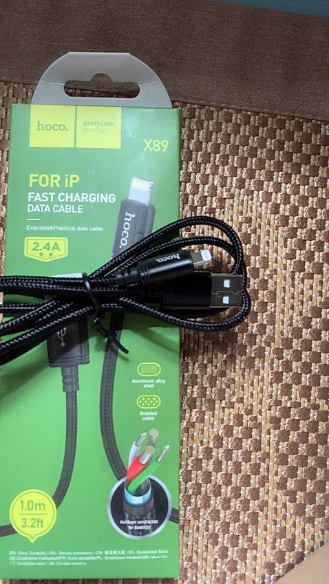 Dây sạc chắc chắn, dây dù đẹp sạc nhanh hỗ trợ truyền dữ liệu, hài lòng về sp