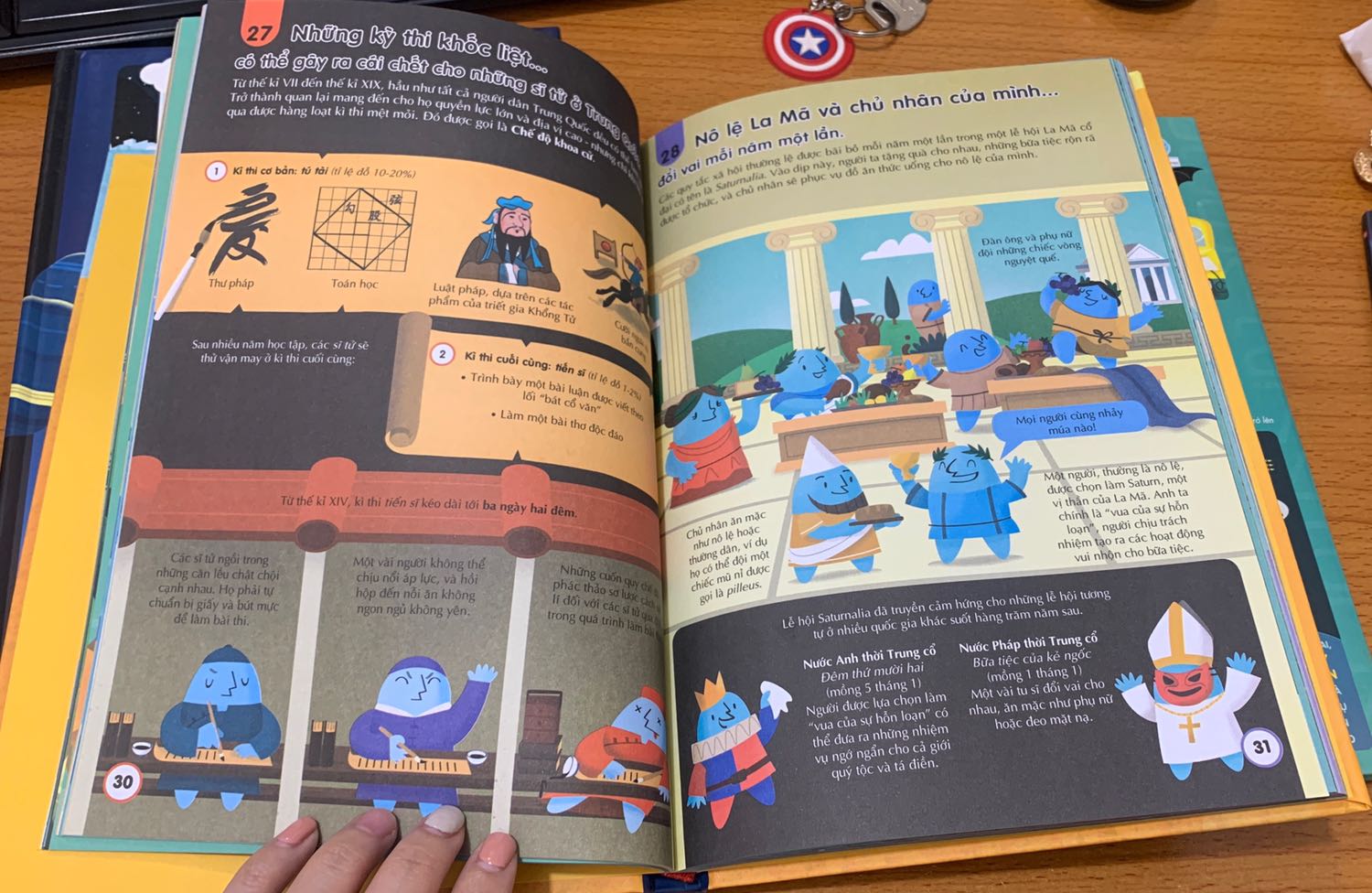 Series này thực sự quá đáng tiền. Trình bày cực kỳ thú vị, chất lượng giấy tốt, bìa cứng cáp. 
Sự kết hợp tuyệt vời của từ ngữ và hình ảnh tạo nên dòng kiến thức dễ hiểu, dễ dung nạp.