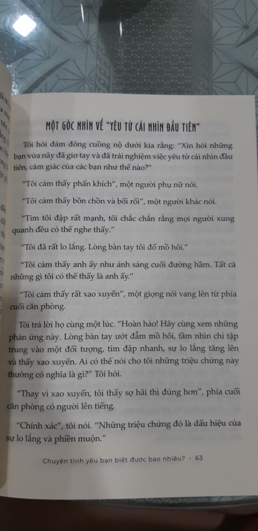 Nội dung cuốn sách khá là thú vị. Đúng hơn là cuốn sách tâm lý dành cho những người mới yêu hoặc đã và đang. Cách phụ nữ yêu? Cách đàn ông yêu? Đã bao giờ các bạn tự hỏi thế nào là yêu chưa? 
Các bạn hãy thử sơt hữu và đọc thật kĩ xem rất là thú vị đấy nhé. Đừng tiếc chi cho một kiến thức. Nội dung cuốn sách khá là thú vị. Đúng hơn là cuốn sách tâm lý dành cho những người mới yêu hoặc đã và đang. Cách phụ nữ yêu? Cách đàn ông yêu? Đã bao giờ các bạn tự hỏi thế nào là yêu chưa? 
Các bạn hãy thử sơt hữu và đọc thật kĩ xem rất là thú vị đấy nhé. Đừng tiếc chi cho một kiến thức.