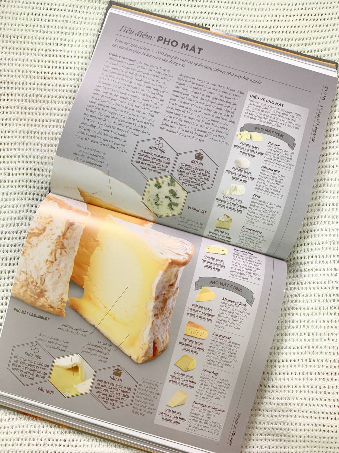 Một quyển bách khoa về các nguyên liệu trong ẩm thực. Sách thiên về giới thiệu công dụng của các dụng cụ nhà bếp, giải thích các thành phần dinh dưỡng trong thực phẩm và quá trình biến đổi chất khi nấu ăn, từ đó hướng dẫn bạn đọc cách chế biến món ăn sao cho thơm ngon mà vẫn giữ được độ dinh dưỡng nhất định.
Sách cầm nặng tay, in màu toàn bộ, chất lượng giấy in tốt và màu sắc sinh động. Một quyển bách khoa về các nguyên liệu trong ẩm thực. Sách thiên về giới thiệu công dụng của các dụng cụ nhà bếp, giải thích các thành phần dinh dưỡng trong thực phẩm và quá trình biến đổi chất khi nấu ăn, từ đó hướng dẫn bạn đọc cách chế biến món ăn sao cho thơm ngon mà vẫn giữ được độ dinh dưỡng nhất định.
Sách cầm nặng tay, in màu toàn bộ, chất lượng giấy in tốt và màu sắc sinh động.