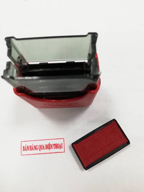 Dấu đóng nhẹ tay, mượt, âm thanh phát ra không  quá ồn, chữ in đều không lỗi đứt nét. Tốt