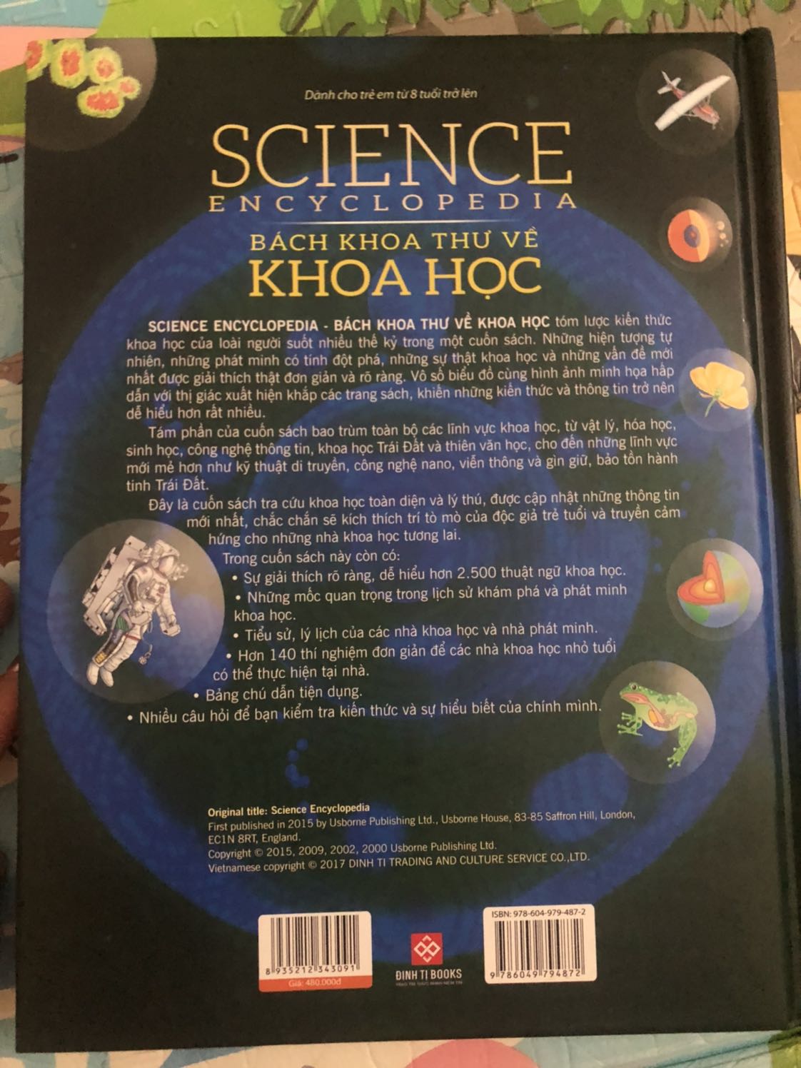 Sách in đẹp, có liên kết QR + internet phù hợp với b thích khám phá chuyên sâu
Ng lớn và trẻ nhỏ dùng đều hữu ích
Do hiện tại bé nhà m 2t
M để lại cho b nào cần, giá 255k
Sđt: ***