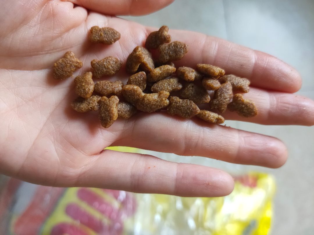 Thức ăn Me-O có mùi rõ ràng, dậy mùi hơn các loại hạt trước đây tôi từng mua cho mấy nhỏ nhà mình. Tôi đã dùng Me-O nhiều năm (trên 7 năm rồi) đến giờ mấy nhỏ nhà tôi vẫn thích. Tôi chọn đủ các mùi của Me-O để thay đổi; khi trộn lẫn các loại hạt với nhau, các nhỏ thích hơn.
Các lần mua trên Tiki (của nhiều nhà cung cấp) chất lượng sản phẩm đều tốt, hạt khô ráo, mới, đậm mùi, giòn, lại thêm giá tốt nên từ khi biết sản phẩm có bán trên Tiki tôi đã chuyển sang mua ở đây.
Dịch vụ Tiki tôi vẫn đánh giá cao, bao gói kín kẽ, giao hàng nhanh, vui vẻ nữa ?.