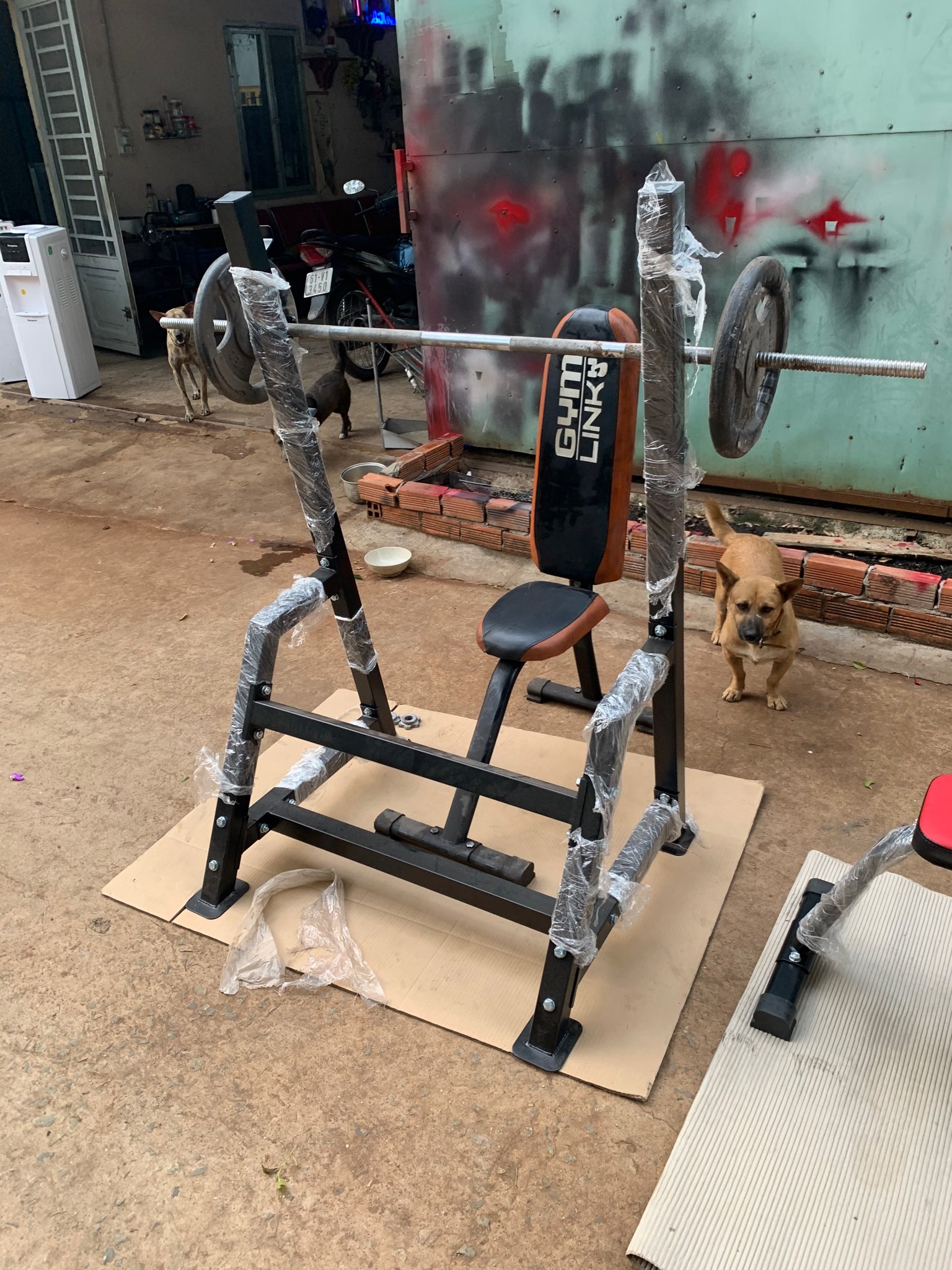 Tôi đã đặt mua và sử dụng sản phẩm, Cái khung này ổn nha anh em, kết hợp được nhiều loại ghế gym, giá cả hợp lý và shop trả lời tin nhắn rất nhanh. Xin cảm ơn shop, sẽ còn ủng hộ lâu dài